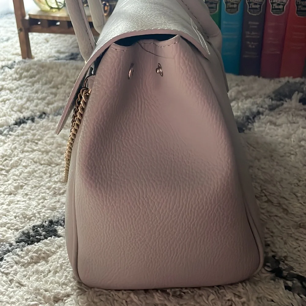 Massimo Castelli Gray Leather Tote Shoulder Bag – Made in Florence Italy - Picture 6 of 14